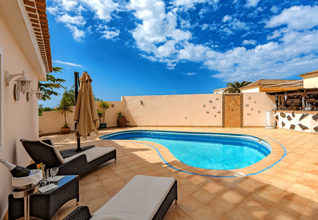 Villa en Callao Salvaje - Exclusive villa with pool and sea view - Tenrife South