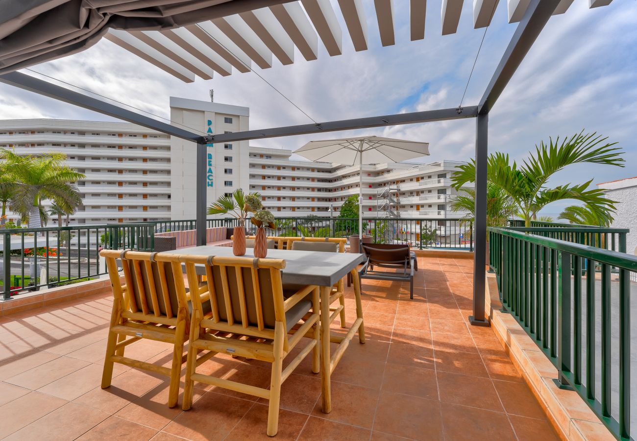 Ferienwohnung in Playa de Las Americas - Beach Apartment Bungamericas - Sea View