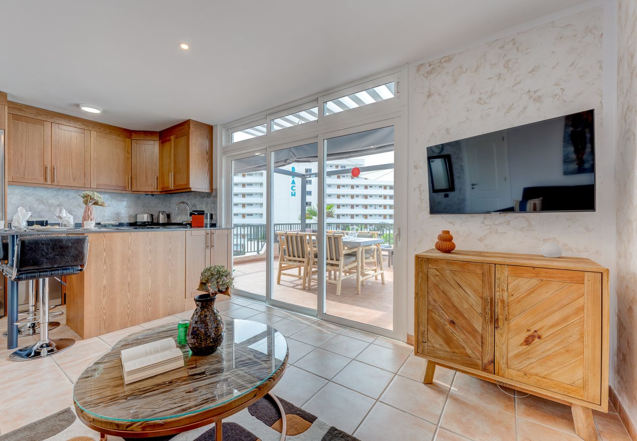 Ferienwohnung in Playa de Las Americas - Beach Apartment Bungamericas - Sea View