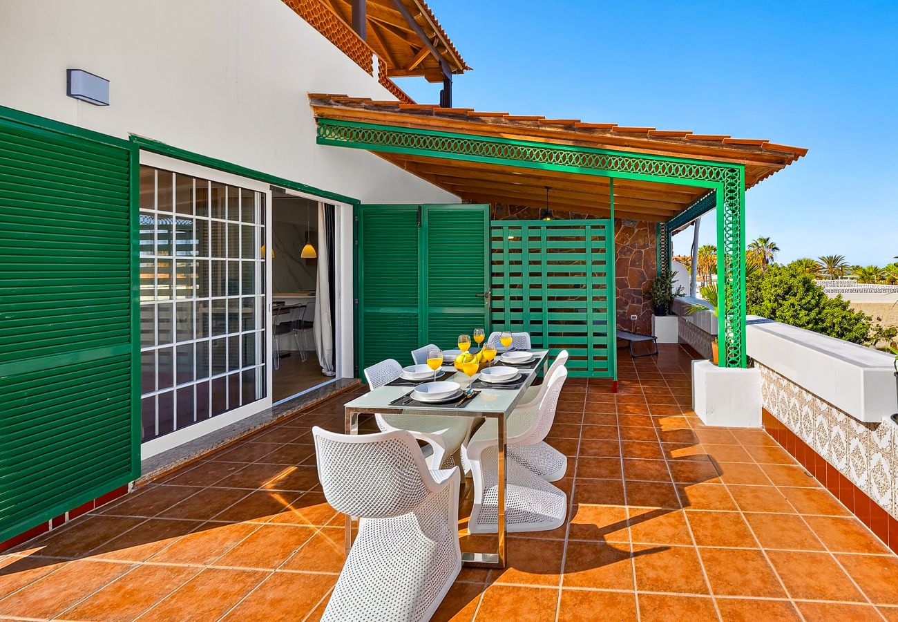Ferienhaus in Palm - Mar - Casa El Pinzon - Sea View Holiday House Palm Mar