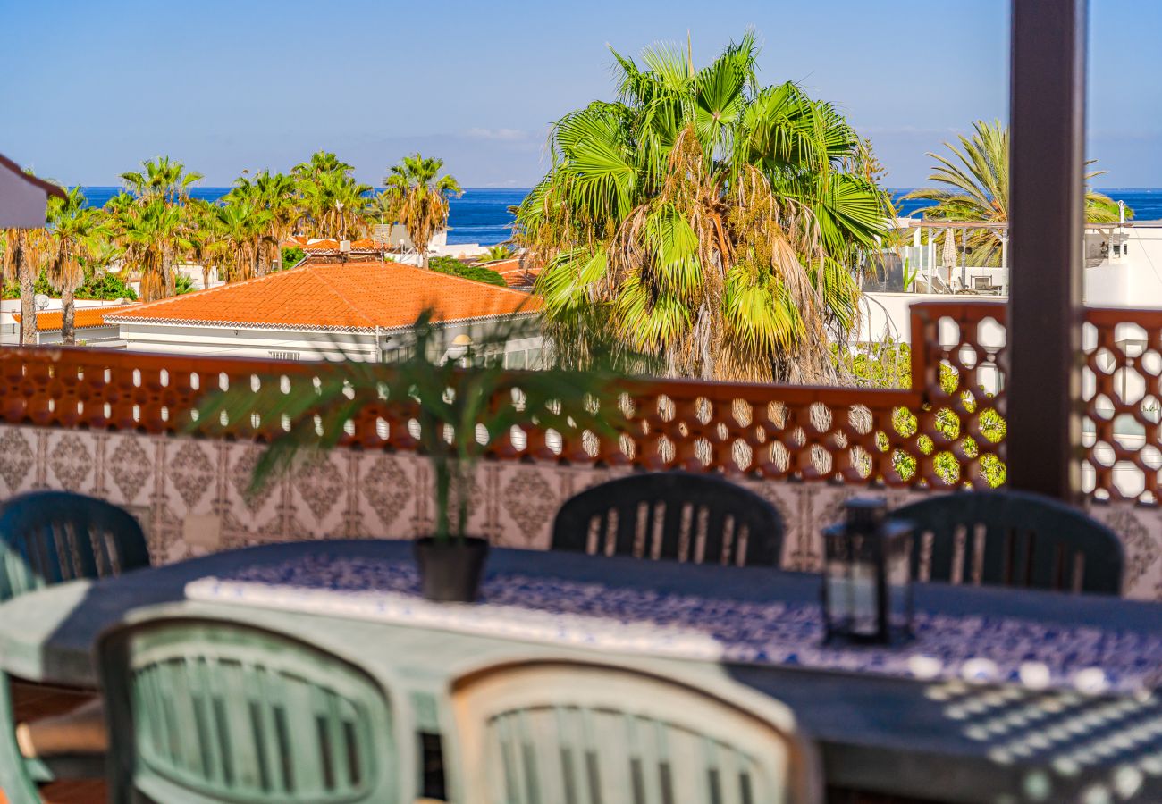 Ferienhaus in Palm - Mar - Casa El Pinzon - Sea View Holiday House Palm Mar