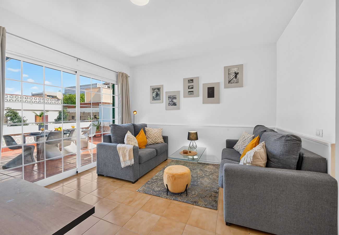 Ferienhaus in Palm - Mar - Casa El Pinzon - Sea View Holiday House Palm Mar